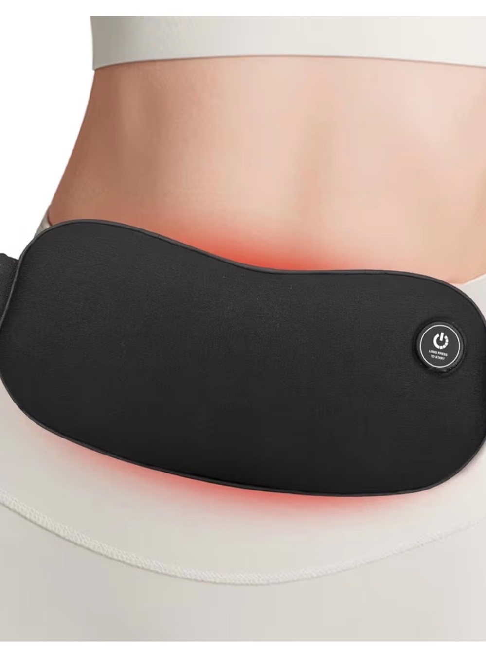 Black Heating Pad Belt for Pain Relief - Unbranded